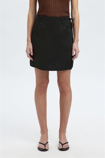 Sima belt skirt, Black